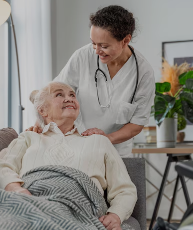 patient-and-a-nurse-sitting