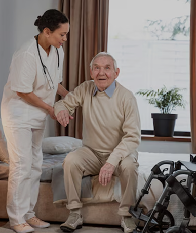 patient-and-a-nurse-sitting